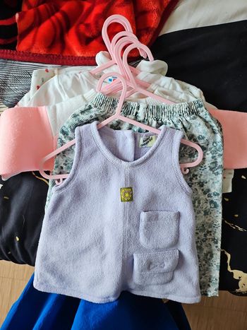 Lot 7 pieces fille 6 mois