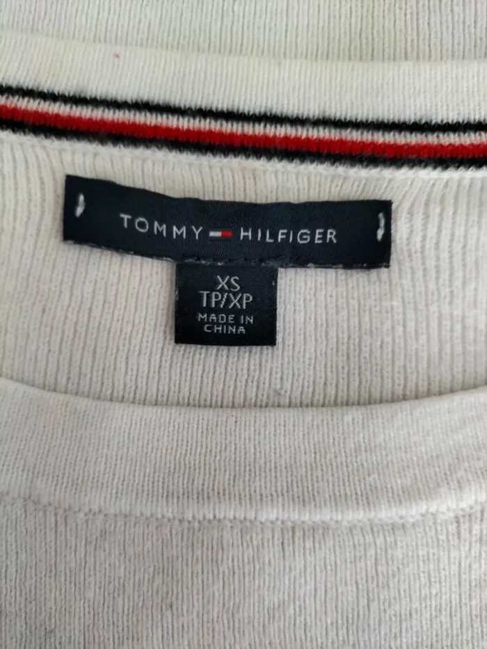 Pull Femmes 100% Coton - Tommy Hilfiger - Taille XS - photo numéro 7