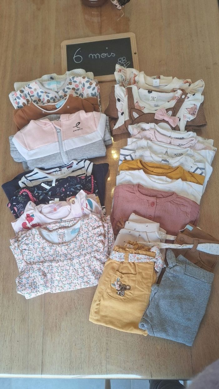 Lot vêtements automne/hiver fille 6mois 🍁