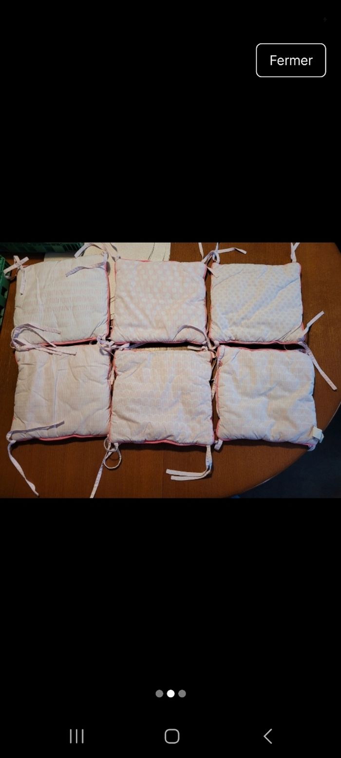 6 coussins Prémaman pour tour de lit - photo numéro 2