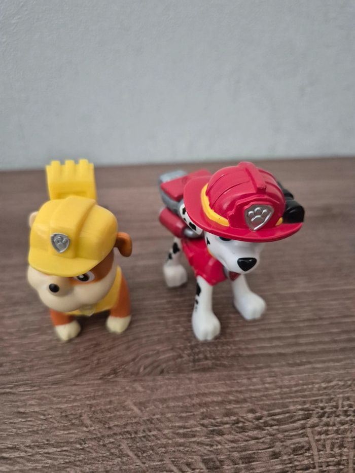 Lot de 2 figurines Pat Patrouille avec sacs articulés - photo numéro 2