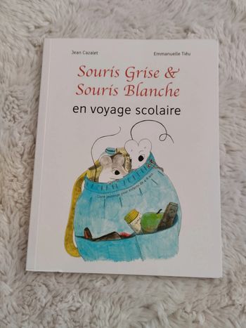 Souris grise et souris blanche en voyage scolaire
