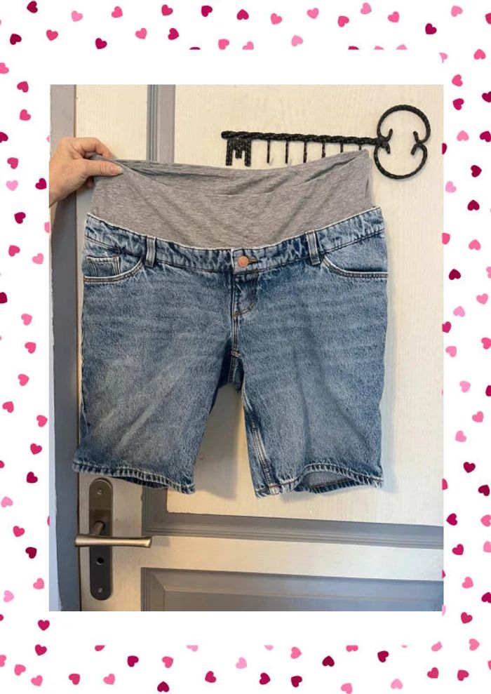 Short en jeans grosses