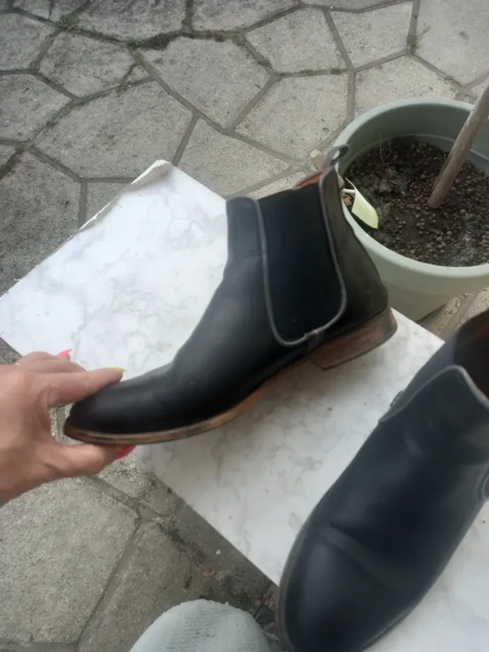Bottines bleu nuit - photo numéro 4