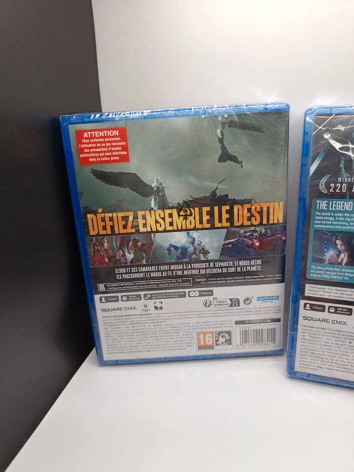 Lot 2 jeux Playstation 5 final fantasy vii remake intergrade/rebirth Neuf - photo numéro 4