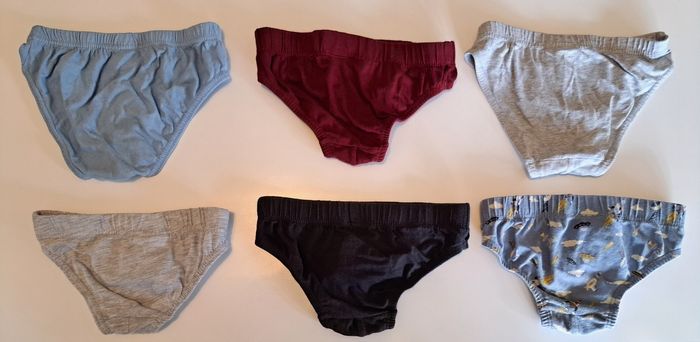 Lot de 6 slips garçon 4-5 ans BE - photo numéro 3