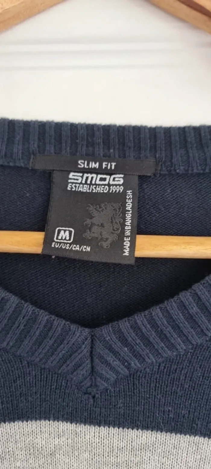Pull homme rayé - photo numéro 2