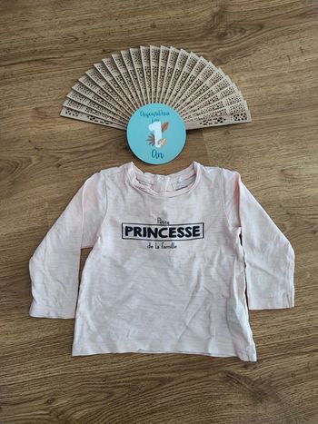 T-shirt manche longue taille 12 mois