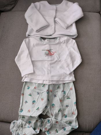 Pyjama 3 pièces 12 mois