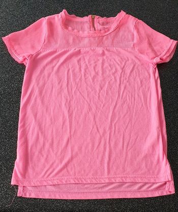 Tee-shirt rose fluo taille S