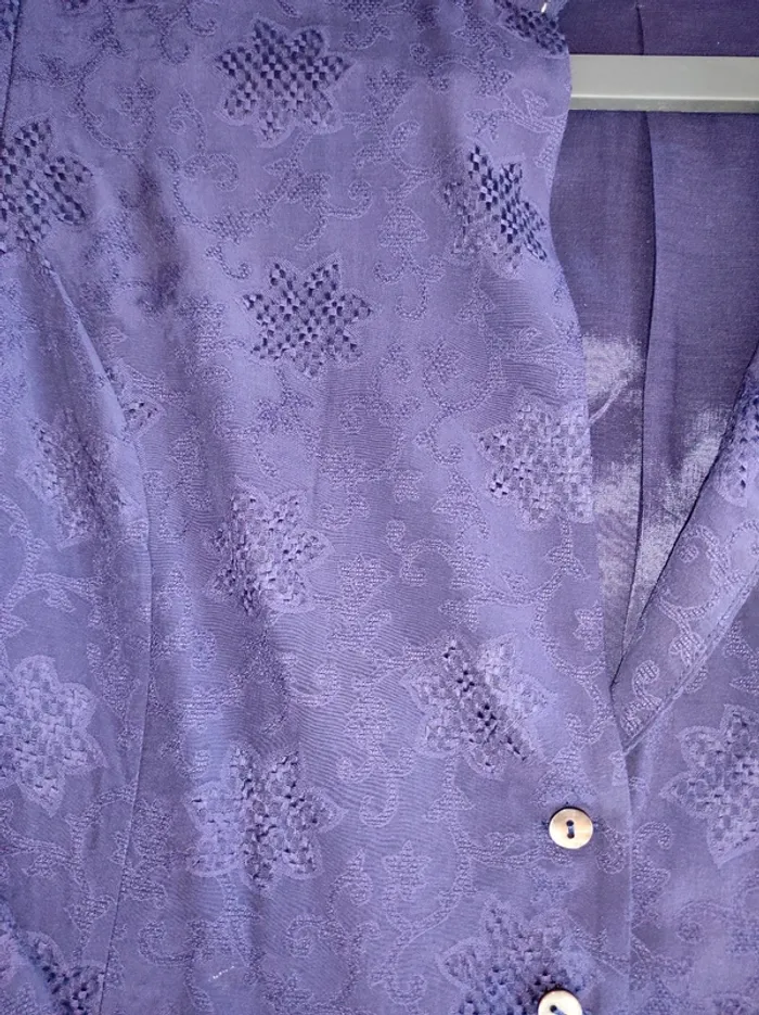 Veste violette foncée Nitya - photo numéro 2