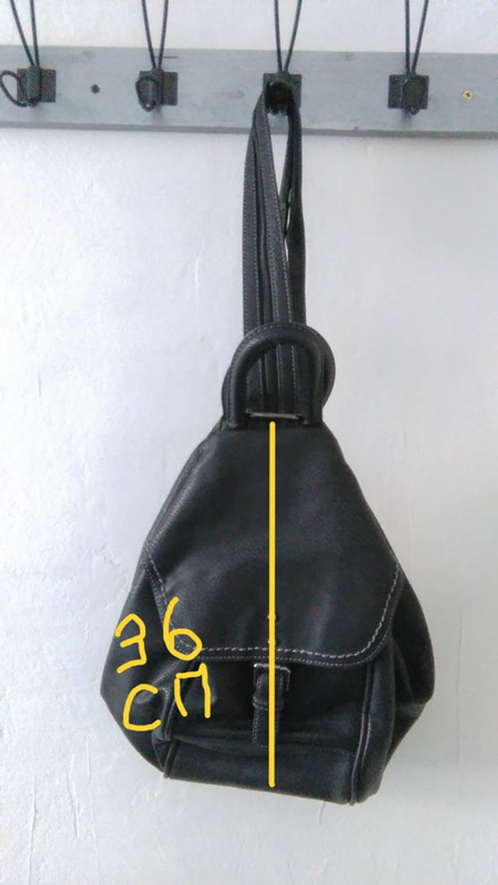 Sac à dos sac à main noir - photo numéro 7