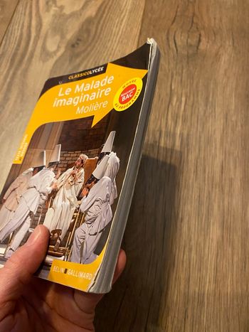 Livre Le malade imaginaire de Molière 