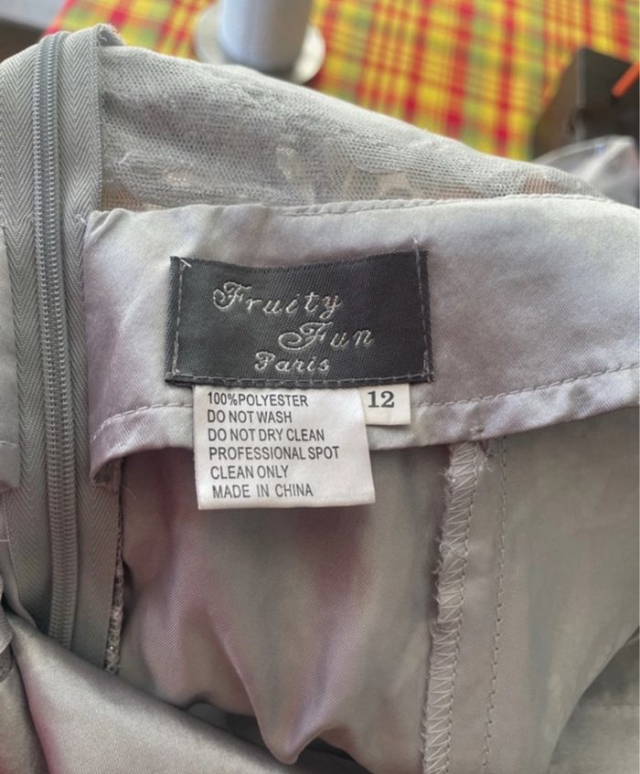 Robe de soirée gris - photo numéro 3