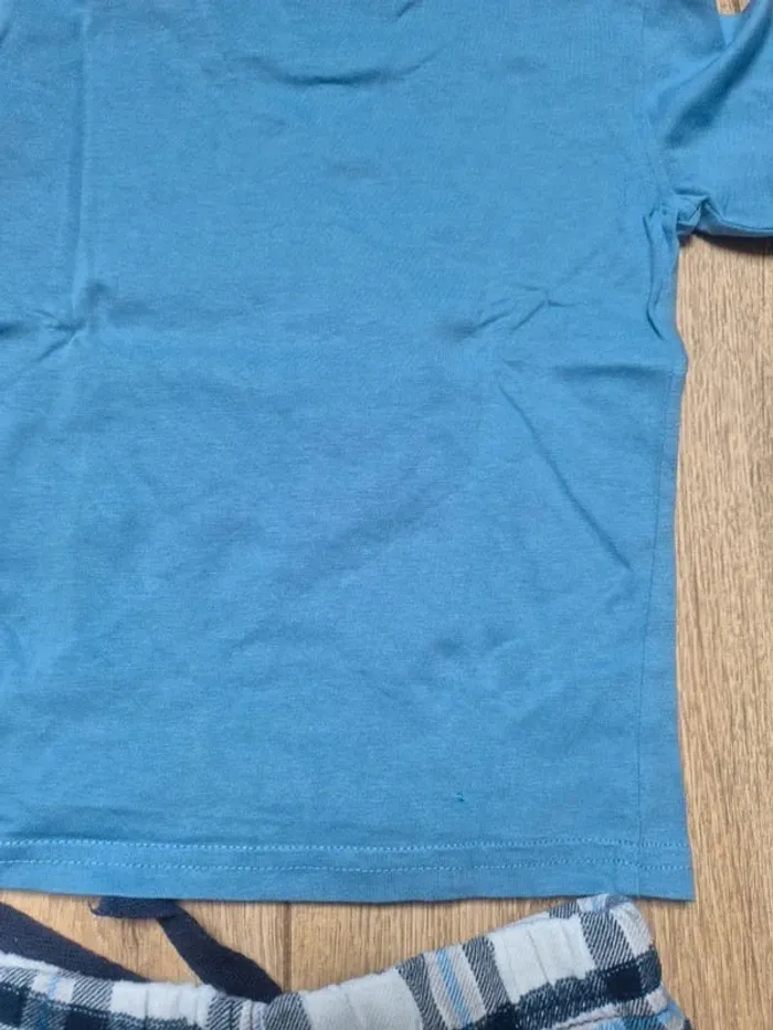 Pyjama léger h&m bleu et blanc "alaska" 2/4 ans - photo numéro 4