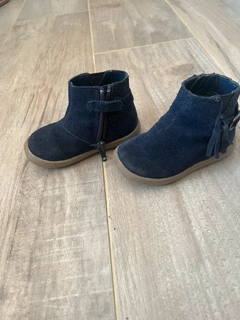 Bottines bleu nuit