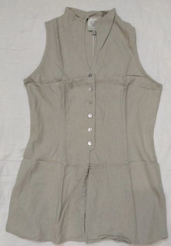 La city tunique beige Lin nacre 38