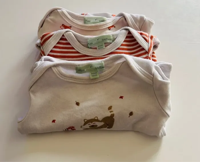 Lot de 3 body
