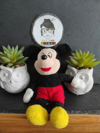 Peluche Plush Mickey Mouse Noir Rouge #geektradepeluche