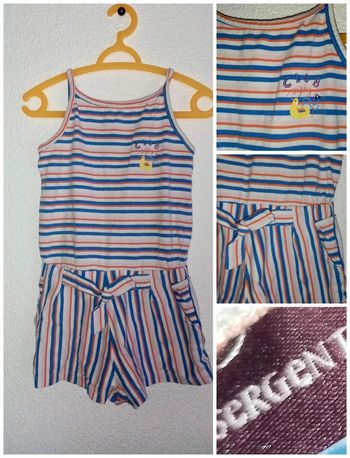 3 ans sergent major conbishort a rayures print été /Excellent état