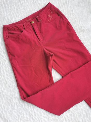 Pantalon en velours côtelé fushia vintage Y2K S 36