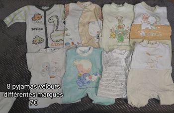 Lot 8 pyjamas