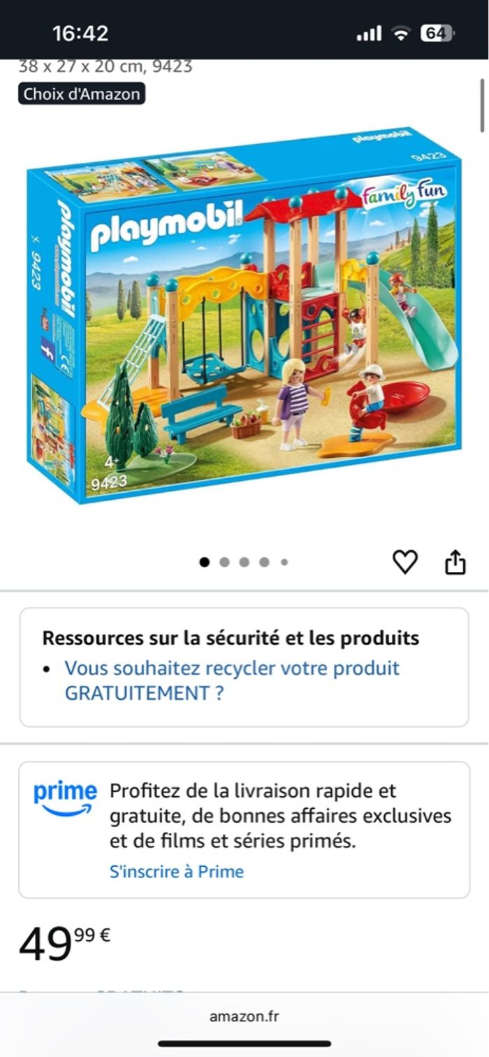 Air de jeux playmobil 9423 - photo numéro 9