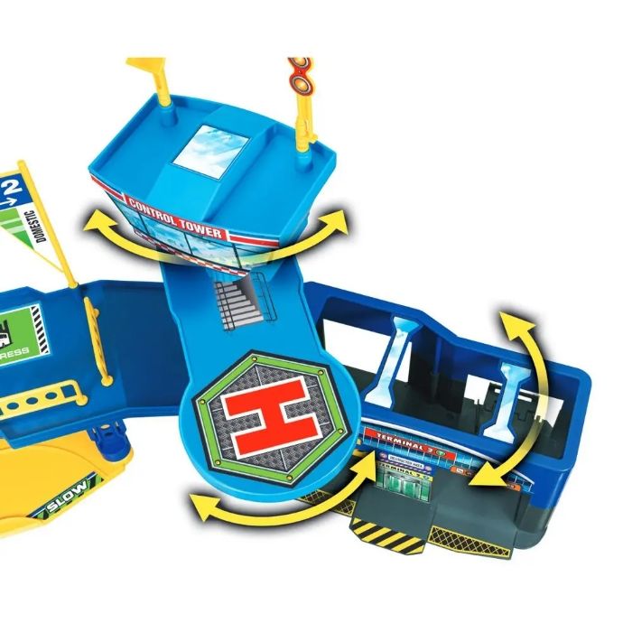 Set Aéroport Jumbo Speed Track, avec lumières et sons, Multicolore - photo numéro 8