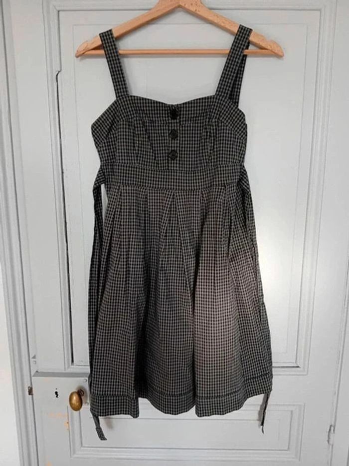 Robe à carreaux vintage - Nafnaf - 36/S - photo numéro 5