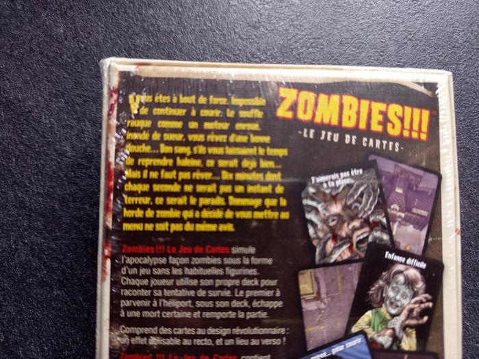Jeu de cartes - Zombies !!! - Neuf sous blister - photo numéro 4