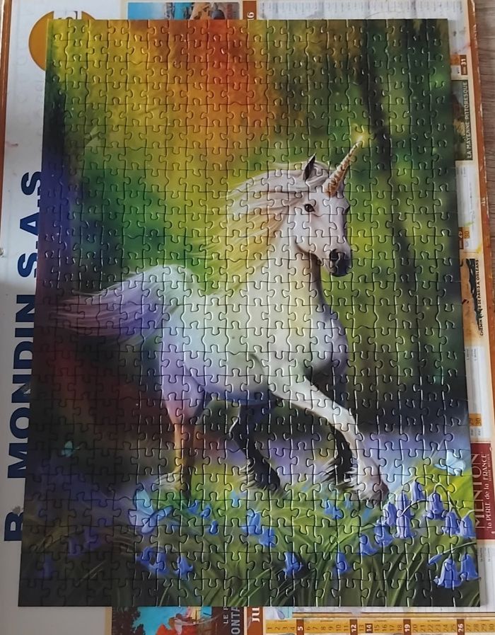 Puzzle 500 pièces licorne - photo numéro 2