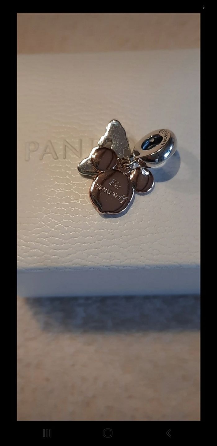 Charm Pandora >< Disney double pendant Mickey - photo numéro 5
