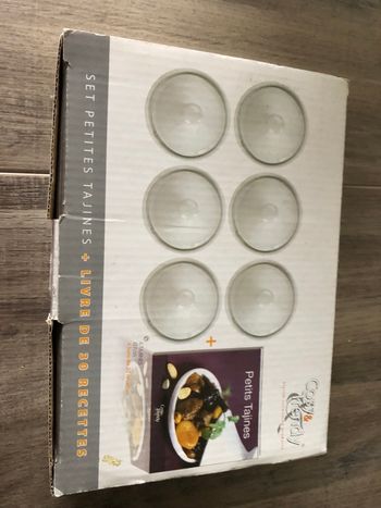 Set petites tajines +livre de 30 recettes