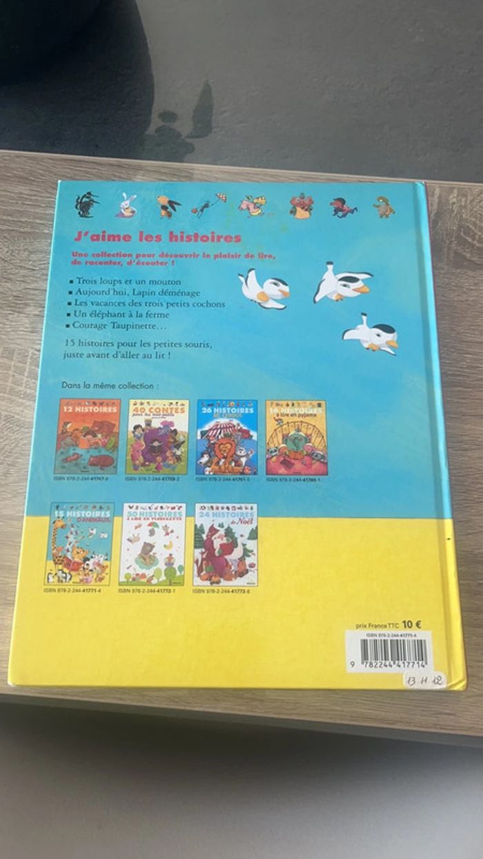 Livre 15 histoires d’animaux - photo numéro 2