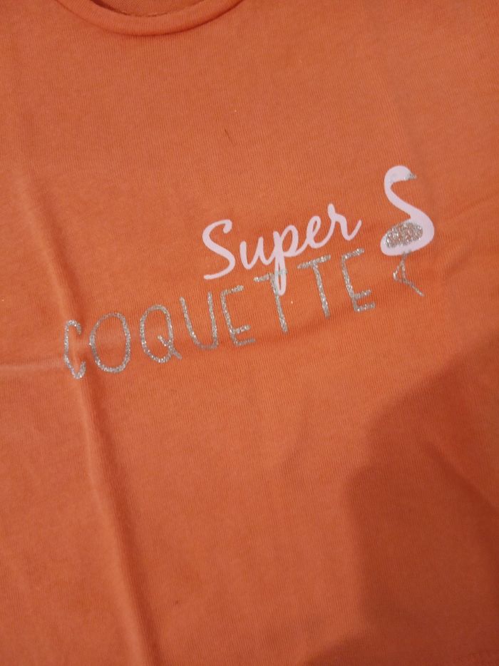 T-shirt "super coquette" _ 3 mois - photo numéro 2