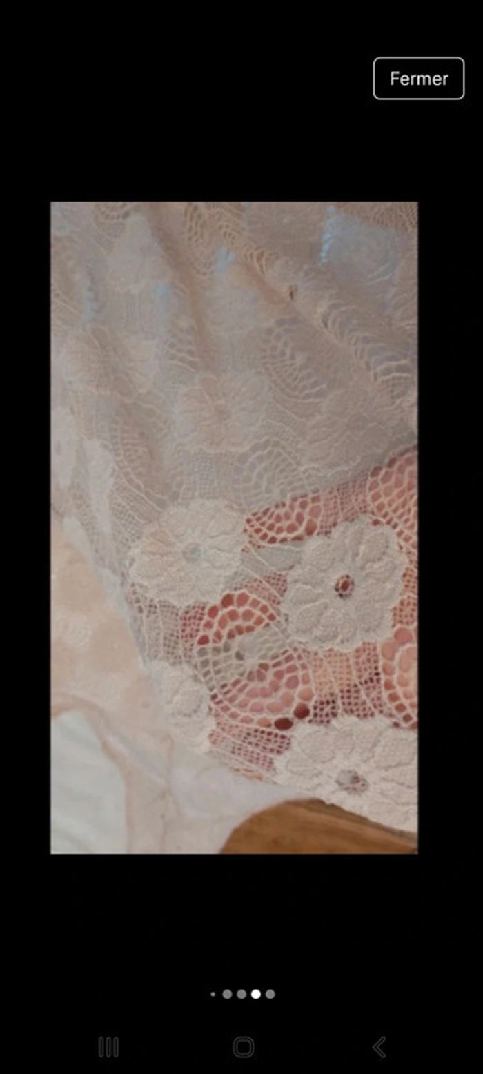 Magnifique Robe dentelles beige Paprika L - photo numéro 18