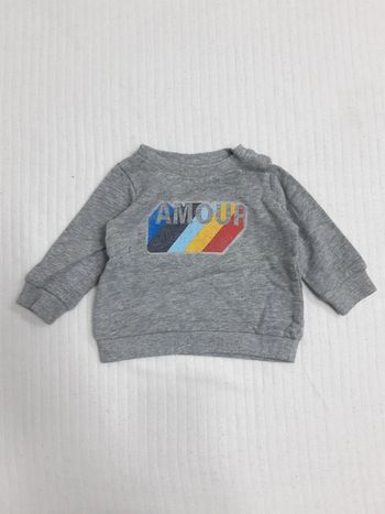 Pull gris 6 mois