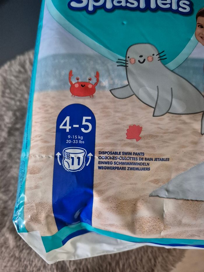 Couches de bain Pampers Splashers 4-5 - photo numéro 3