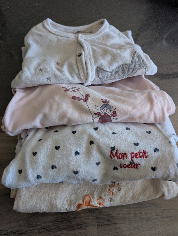 Lot de pyjamas pour bébé fille taille, 9mois