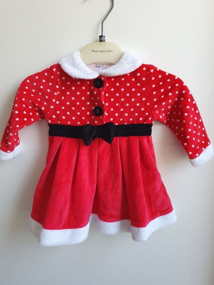 Robe pyjama Noël fille 6 mois
