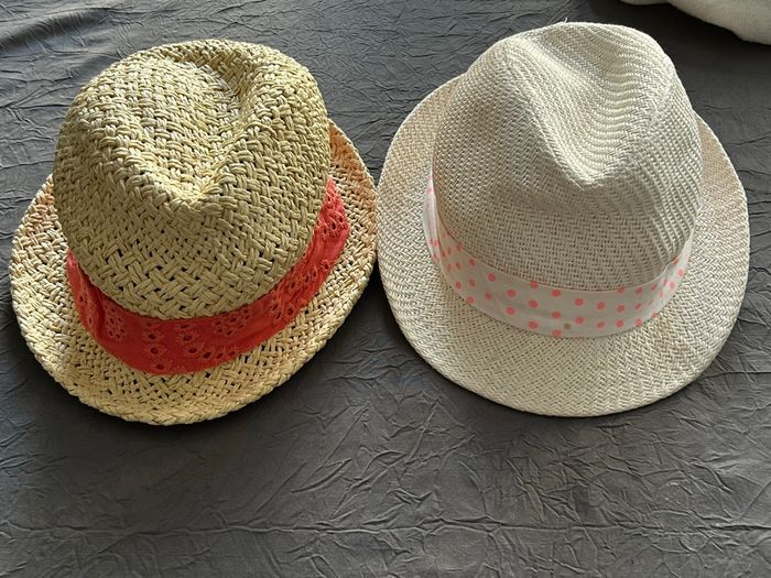 Lot de 2 chapeaux été petite fille - photo numéro 2