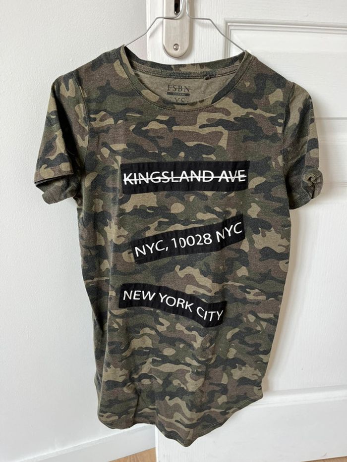 Tee shirt effet militaire