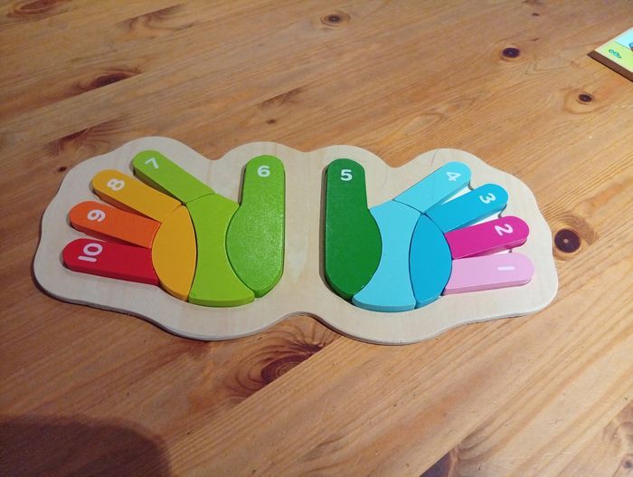 Lot de 8 jeux d'éveil en bois - photo numéro 4