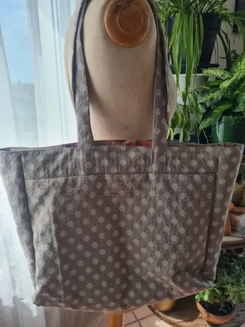 Grand sac fourre-tout artisanale