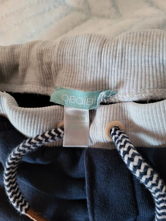 Pantalon jogging bleu obaibi 23 mois - photo numéro 2