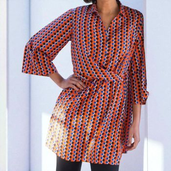 Tunique drapée manches 3/4 T52 Blancheporte