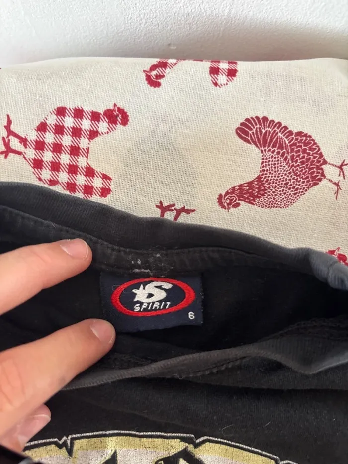 T-shirt noir, pirate pour garçons n°205 - photo numéro 3