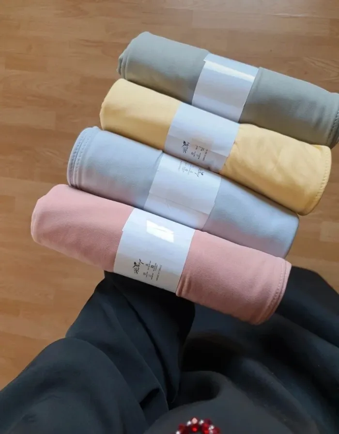 Lot de 4 hijabs en jersey premium luxe - photo numéro 4