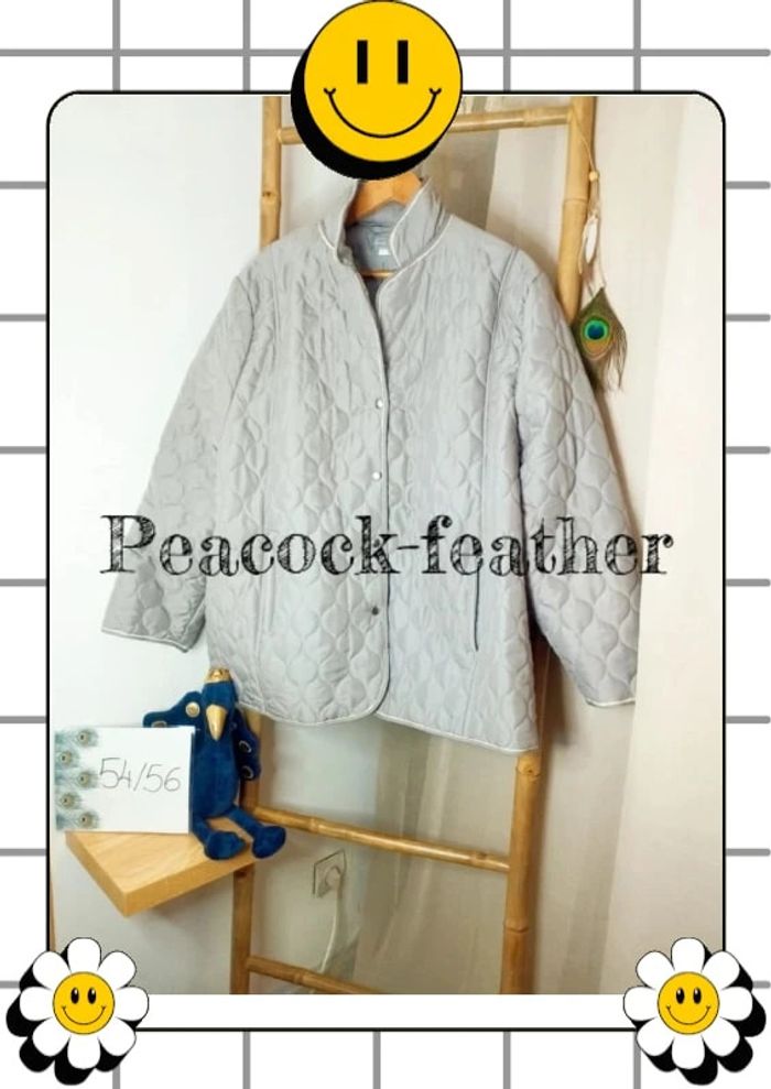 Blouson veste grise matelassée neuve 54/56
