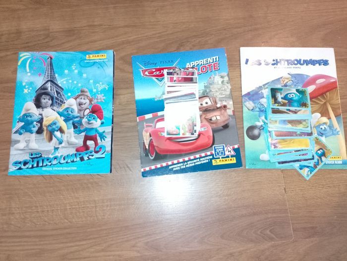 Livre panini Schtroumpfs, Car